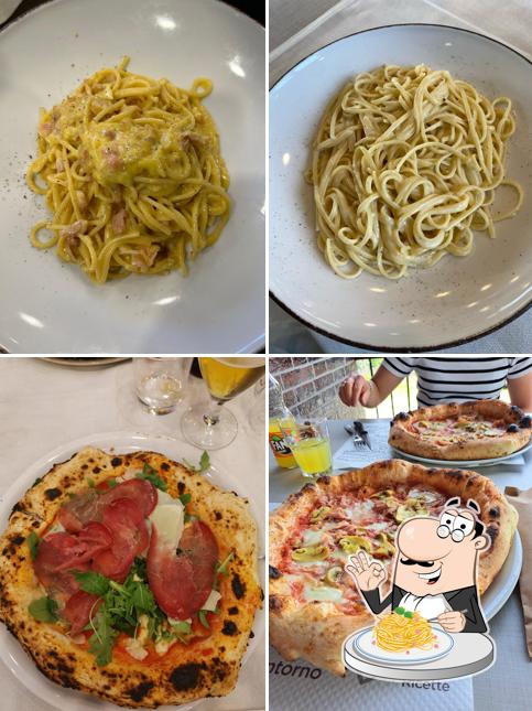 Spaghetti alla carbonara al The House Ristorante Pizzeria