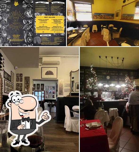 Gli interni di Antica Osteria Romagnola