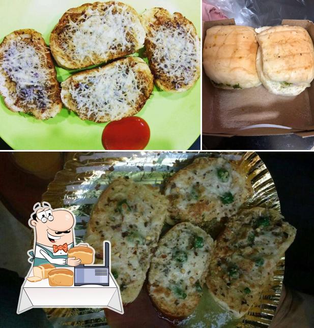 Garlic bread at Toaste Adda