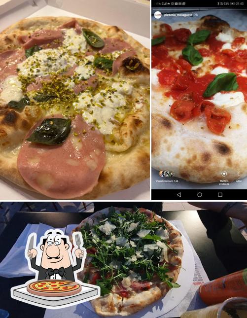 A MelaGusto, puoi ordinare una bella pizza