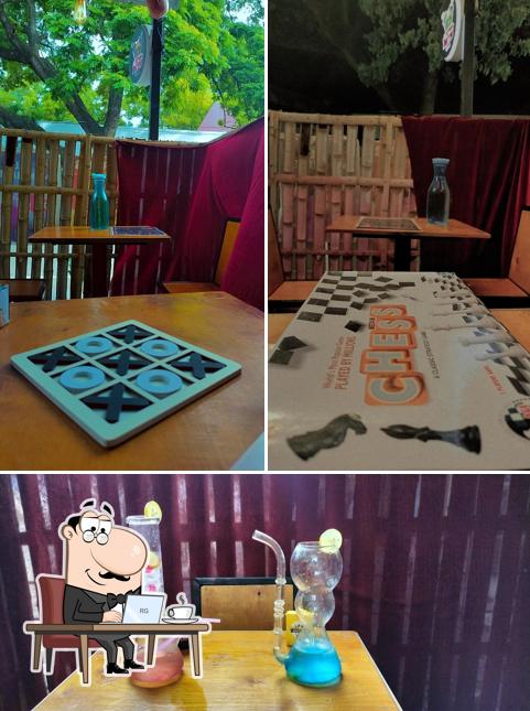 The interior of The Mock dé Hub