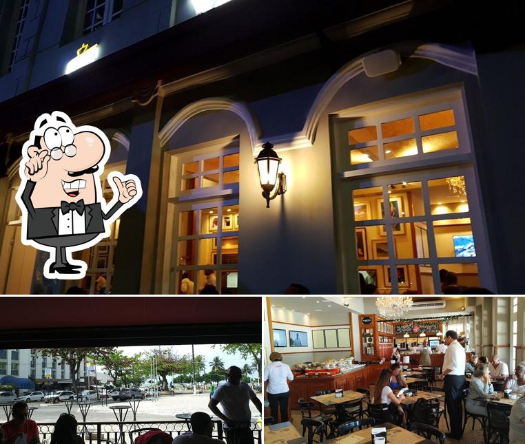 O interior do Bar Vesúvio