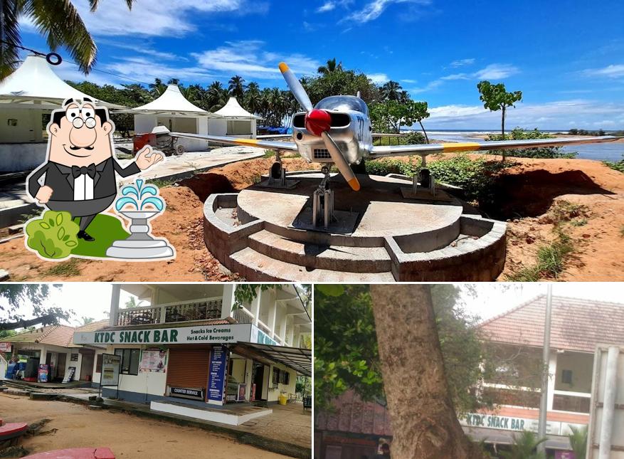 You can get some fresh air outside KTDC Restaurant