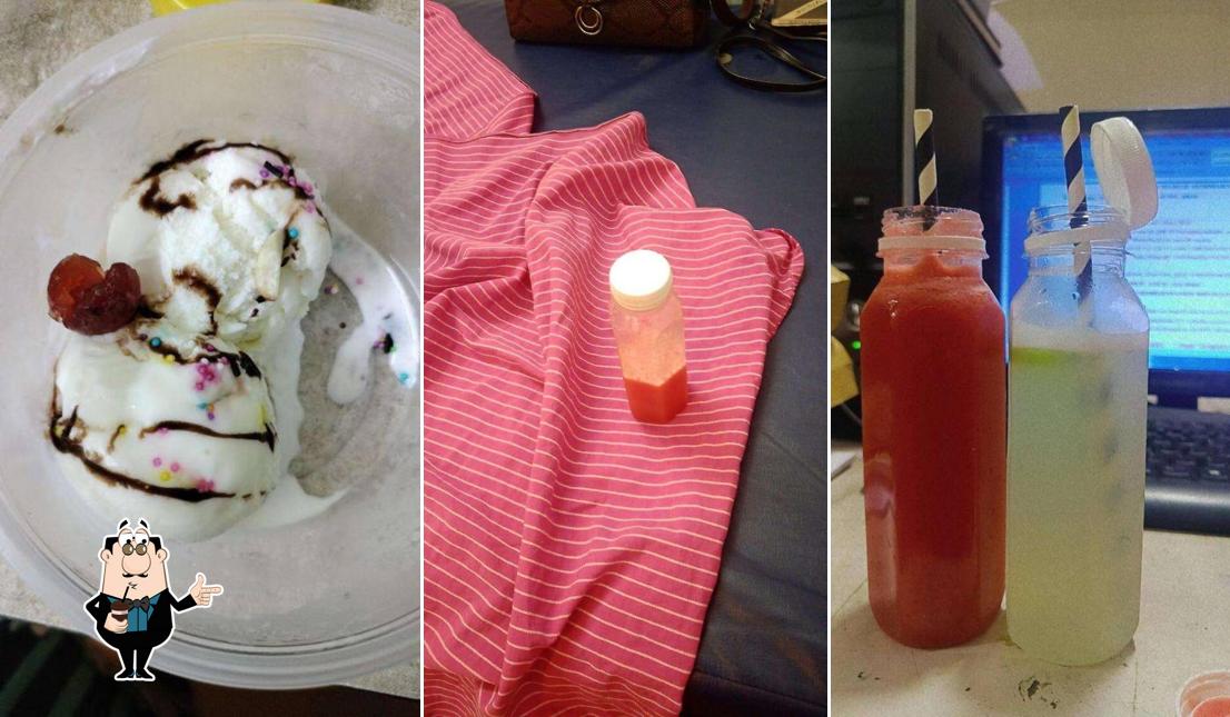 Enjoy a beverage at Boost Pizza - Hungry Birds Food Court