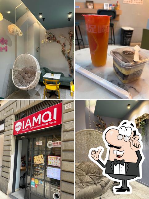 Gli interni di I AM QI Bubble Tea