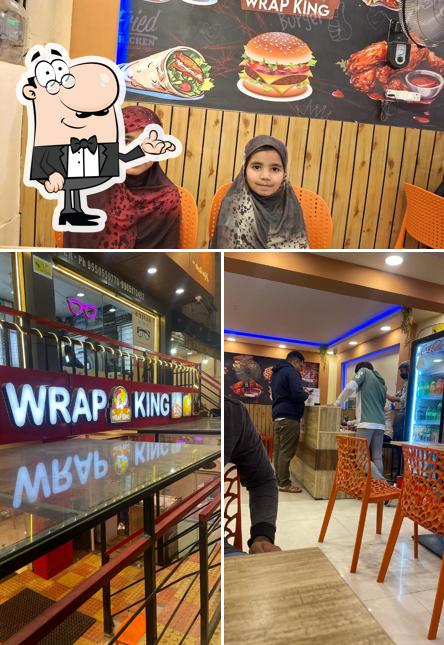 The interior of WRAP KING