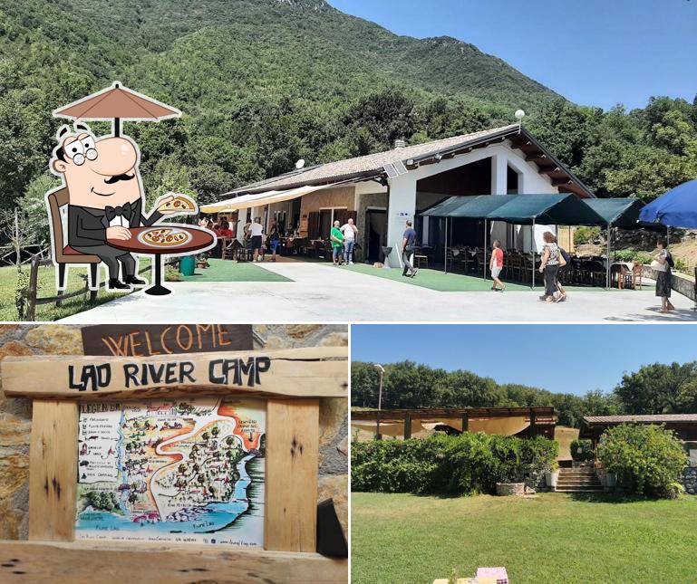 Goditi la vista dagli esterni di Lao River Camp