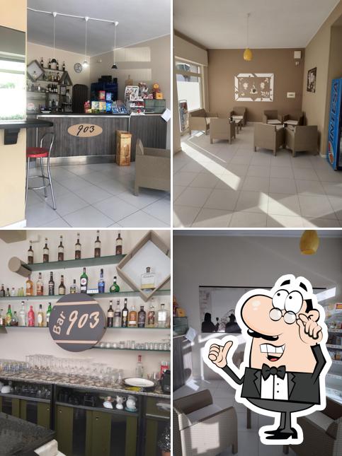 Gli interni di Bar 903