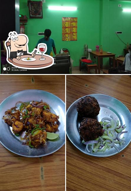 Among various things one can find food and interior at Aabar Khabo