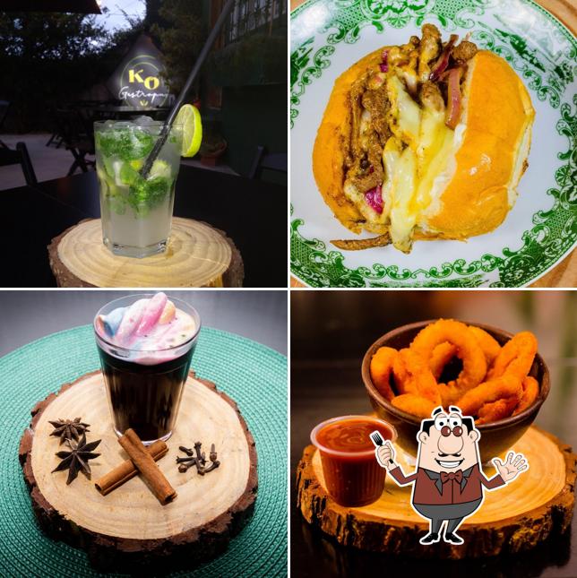 Platos en KO Gastropub