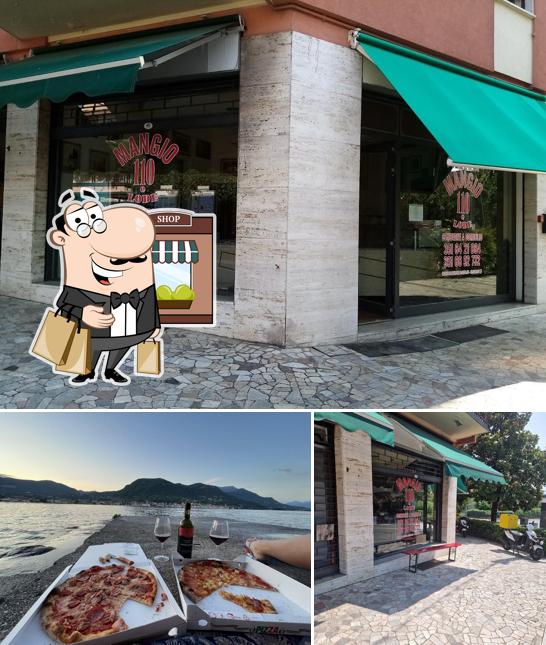 Questa è la foto che presenta la esterno e cibo di Meryland Pizza House