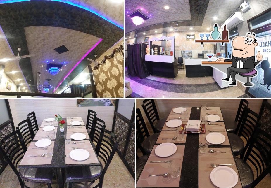 The interior of Sarpanch dhaba
