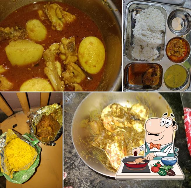 Chicken curry at Tero Parbon