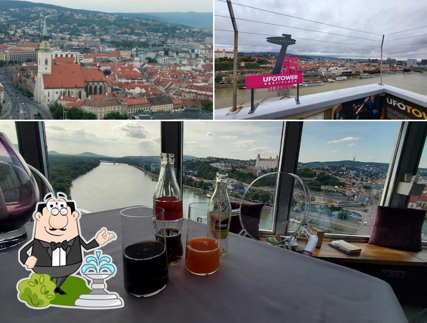 Vous pouvez prendre un bol d'air frais dans l'espace ouvert de UFO