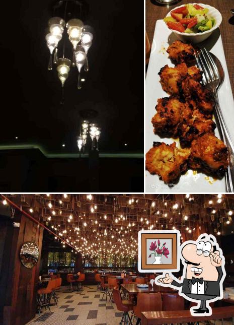Take a seat at one of the tables at Zuree Urban Kitchen