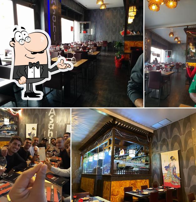 Gli interni di Asahi