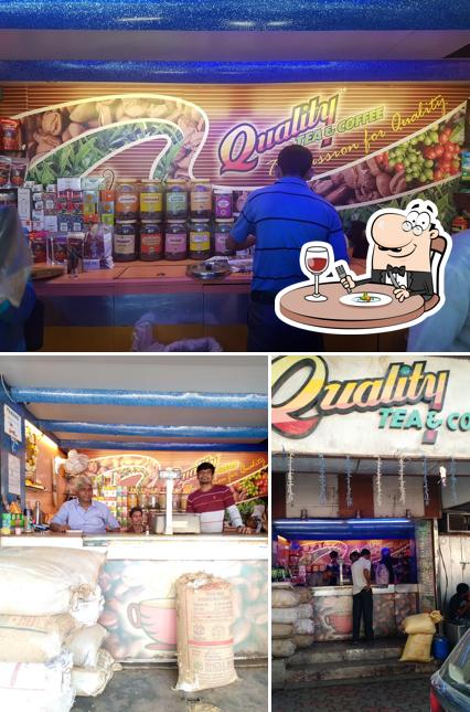 Quality Tea & Coffee is distinguished by food and interior