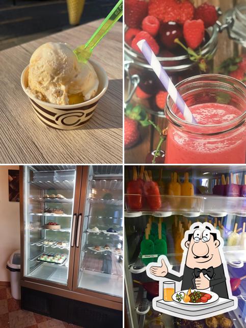 Platti al Gelateria Castello
