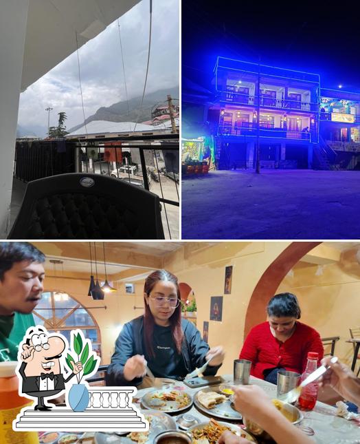 The restaurant's exterior and interior