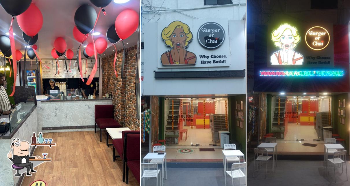 The interior of Burger or Chai at Bajaj Nagar, Nagpur