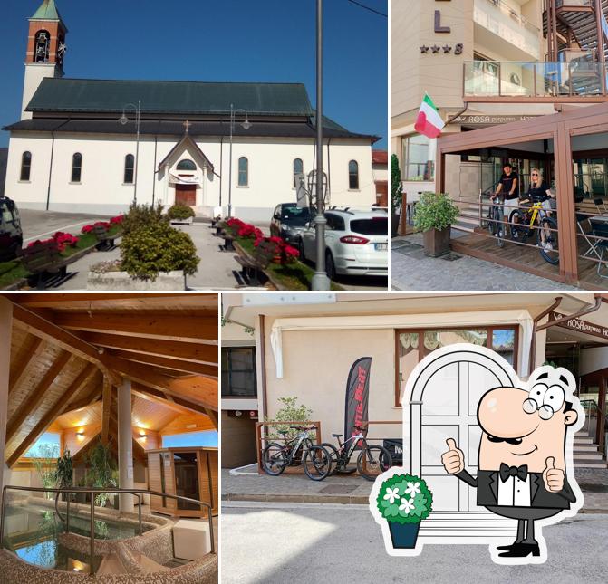 Gli esterni di Rosa Purpurea Hotel Ristorante Bar E-Bike Wellness Centre