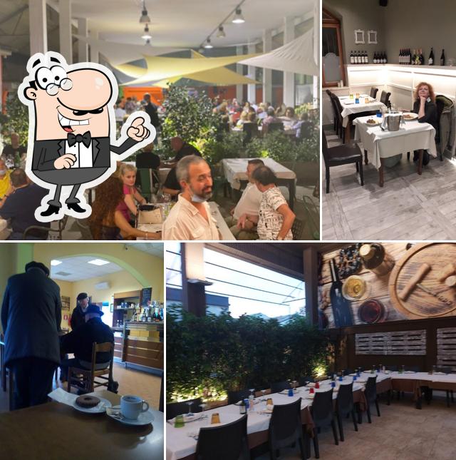 Gli interni di Trattoria Antico Borgo