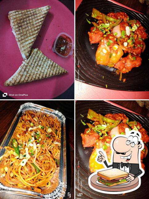 Grilled cheese sandwich at 48 Deg.C Cafe