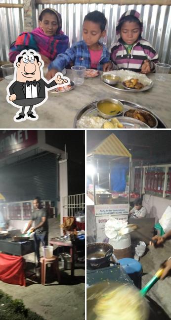 The interior of Bombay Sigree Kebab Food Stall