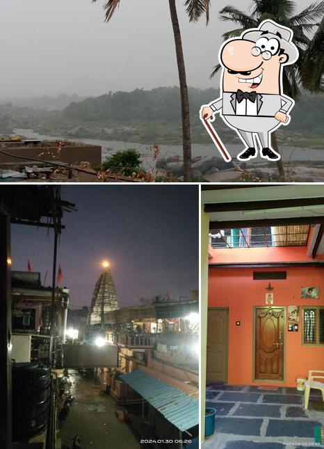 The outside part is an important feature of Riverside Homestay