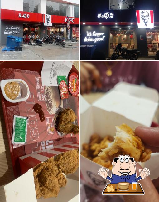 KFC is distinguished by food and exterior