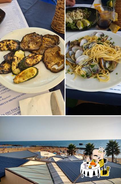 La Capannina si caratterizza per la cibo e esterno