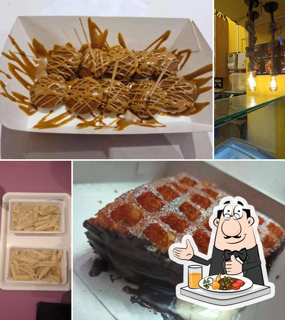 Food at Asian Waffles
