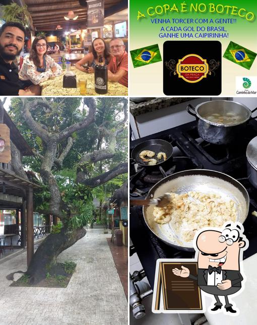 O exterior do Boteco Da Praça