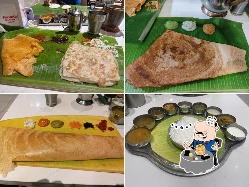 Meals at Gowri Parvathi Bhavan, Madurai