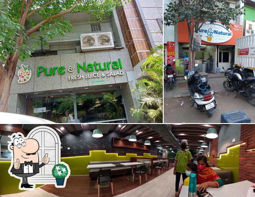 The exterior of Pure & Natural