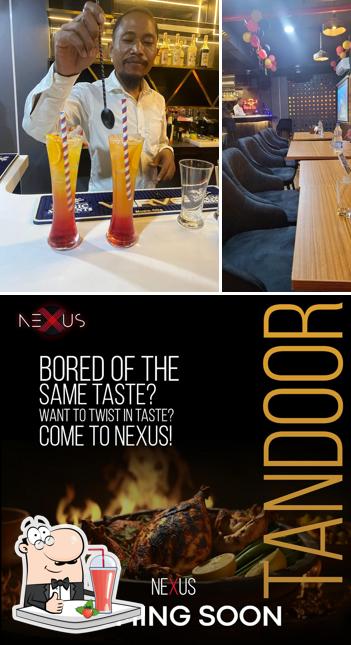 Enjoy a beverage at Nexus Fine Dine Restaurant
