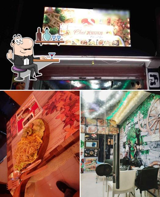 Among different things one can find interior and dining table at CAFE 777