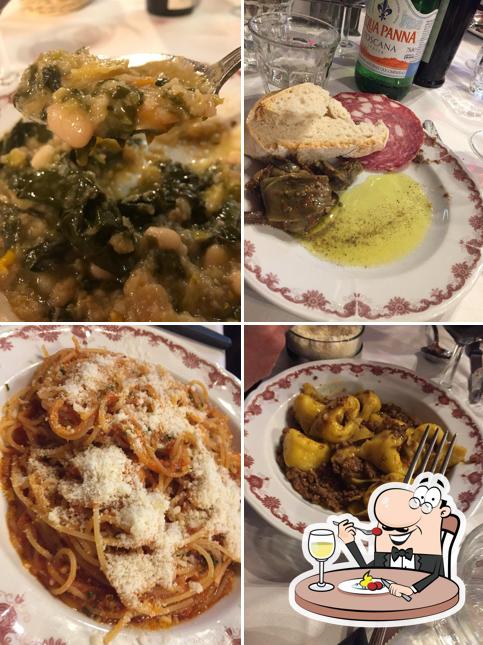Platti al Trattoria Da Ruggero