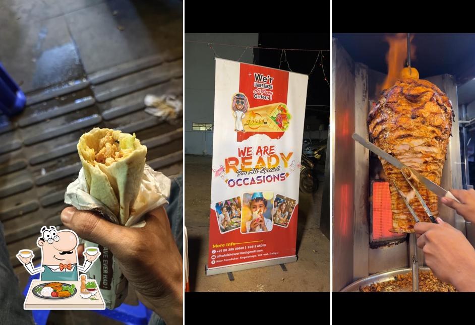 Meals at Al-Halal Shawarma trichy