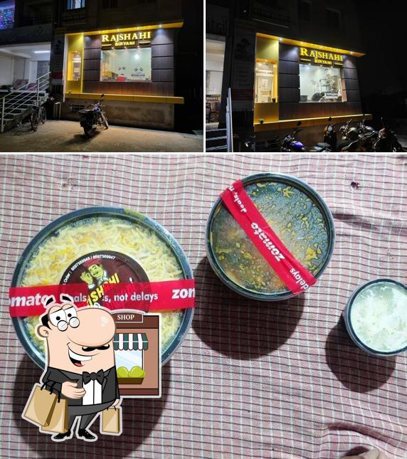 The image of exterior and food at RAJSHAHI BIRYANI