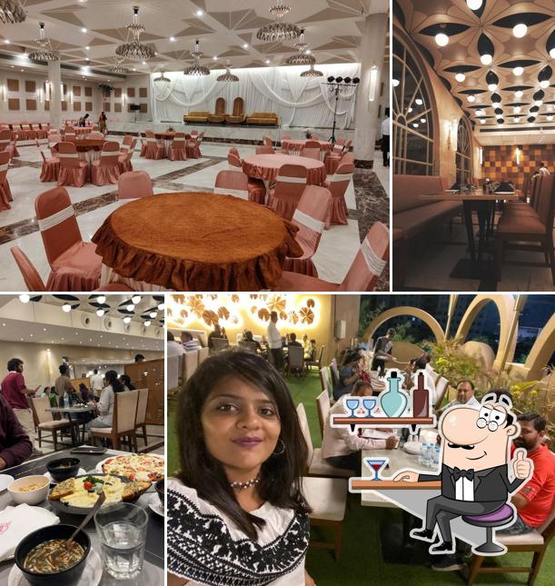 The interior of Royal Dine Restaurant & Banquet