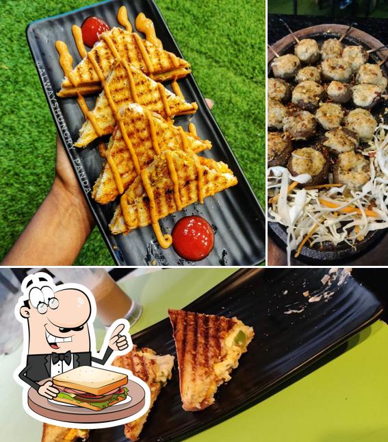 Grilled cheese sandwich at Delicious cafe