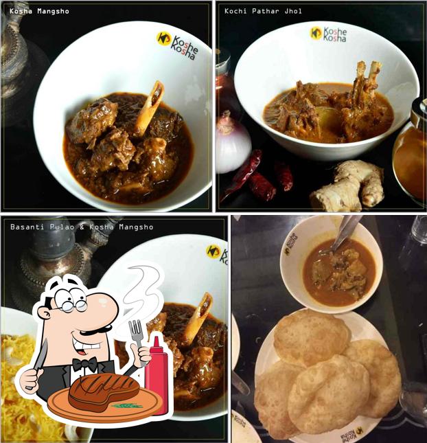 Get meat dishes at Koshe Kosha