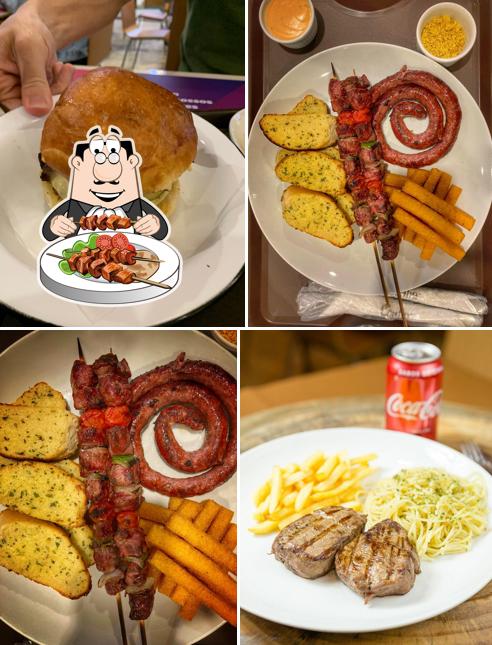 Platos en Confra Grill