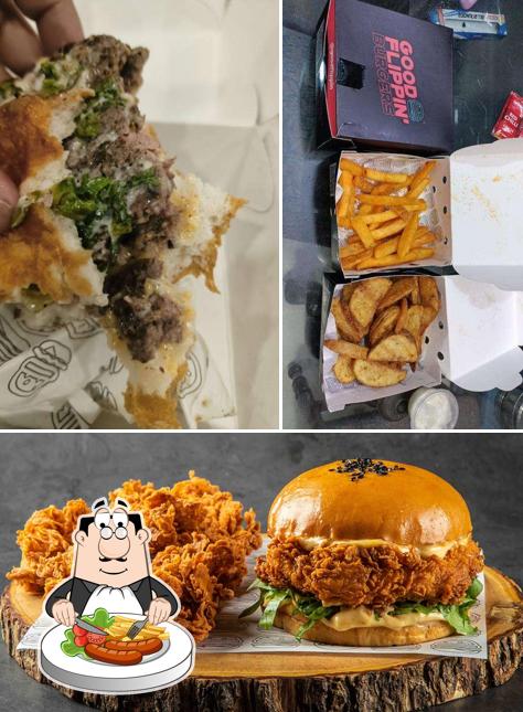 Pulled pork sandwich at GOOD FLIPPIN' BURGERS