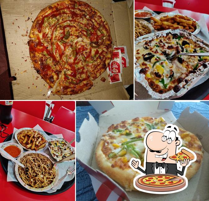 Try out various kinds of pizza