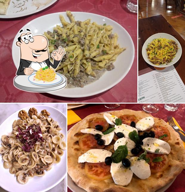 Spaghetti alla carbonara al Cotta e Magnata