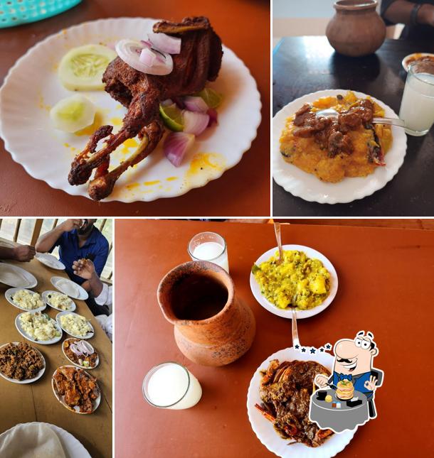 Food at Monthal toddy shop മോന്താൽ കള്ള് ഷോപ്