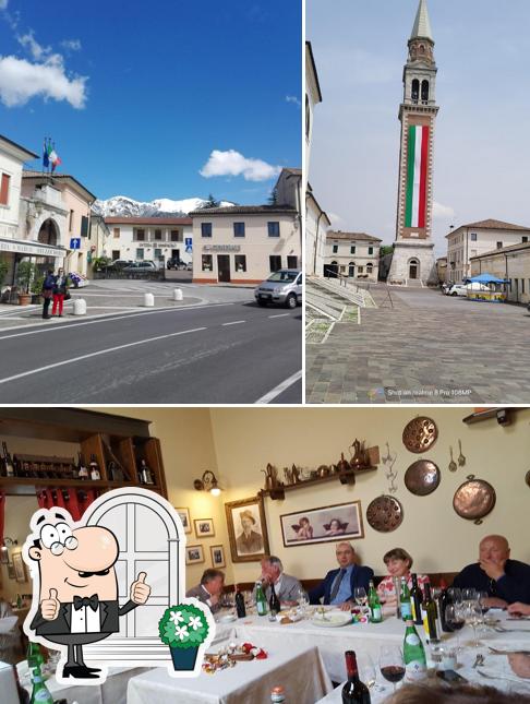 Guarda la foto che mostra la esterno e tavolo da pranzo di Osteria San Marco Ristorante Piazza San Marco