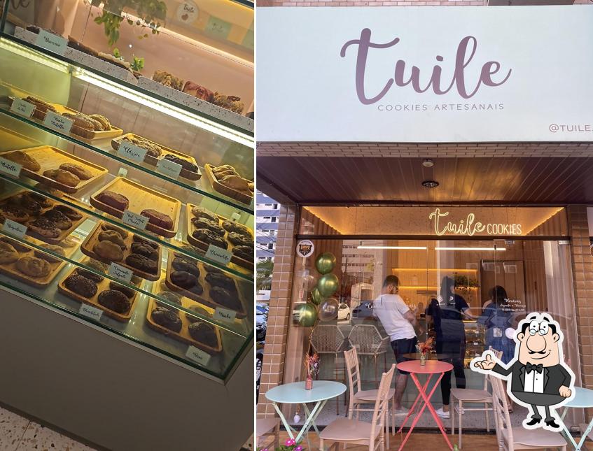 O interior do Tuile Cookies & Co
